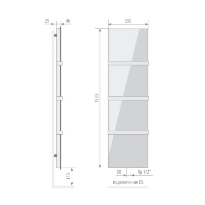 Дизайн-радиатор VARMANN Solido Glass 1520x550 DS с нижним подключением по центру, с нанесением рисунка Две сестры (Вильям Бугро) Дизайн-радиатор VARMANN Solido Glass 1520x550 DS с нижним подключением по центру, с нанесением рисунка Две сестры (Вильям Бугро)