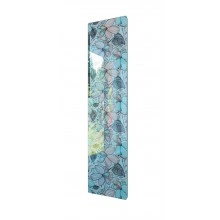 Дизайн-радиатор VARMANN Solido Glass 2020x550 DL панель из закаленного стекла с нанесением рисунка, с нижним левым подключением