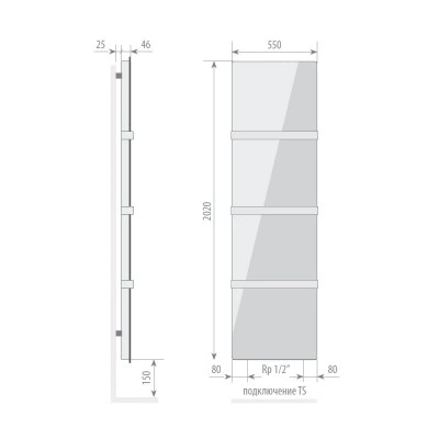 Дизайн-радиатор VARMANN Solido Glass 2020x550 TS панель из закаленного стекла с нанесением рисунка Дизайн-радиатор VARMANN Solido Glass 2020x550 TS панель из закаленного стекла с нанесением рисунка