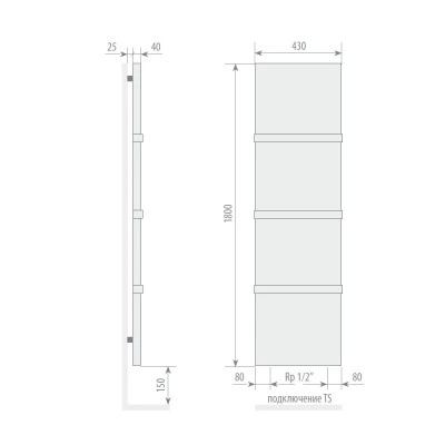 Дизайн-радиатор VARMANN Solido Vintage 1800x430 TS Дизайн-радиатор VARMANN Solido Vintage 1800x430 TS